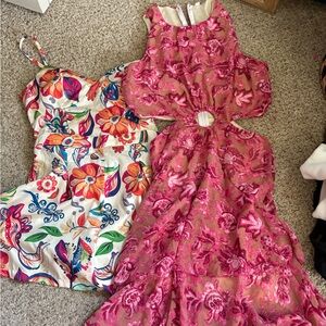 Floral romper and dress NWOT